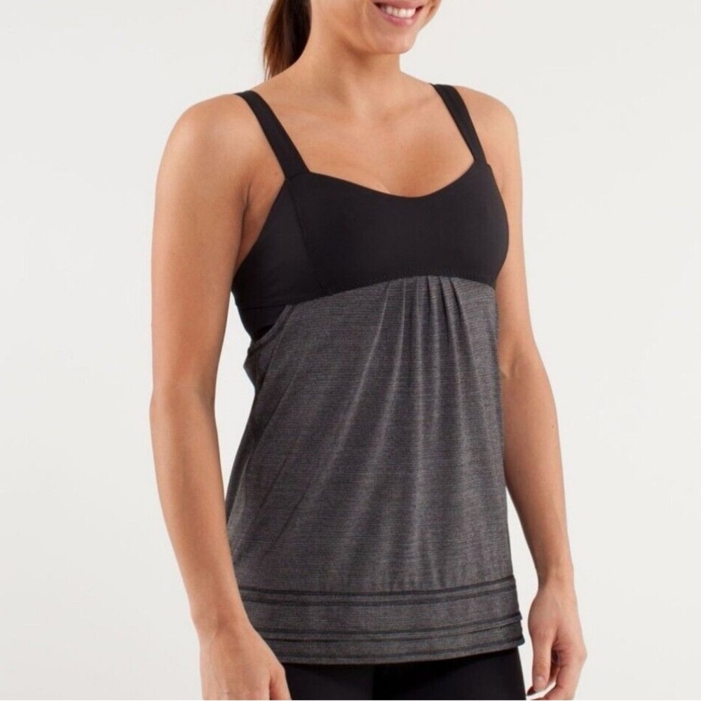 LIKE NEW Lululemon Run Back on Track Tank Top. Size 8.